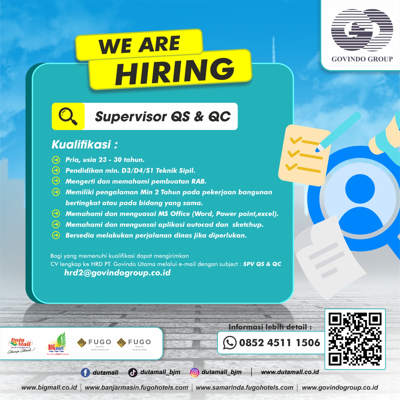 Supervisor QS & QC