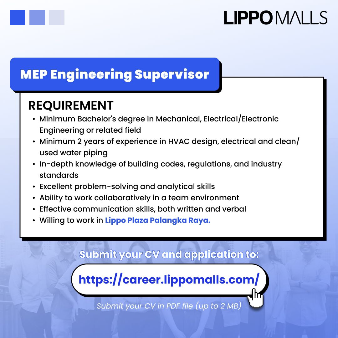 MEP Engineering Supervisor